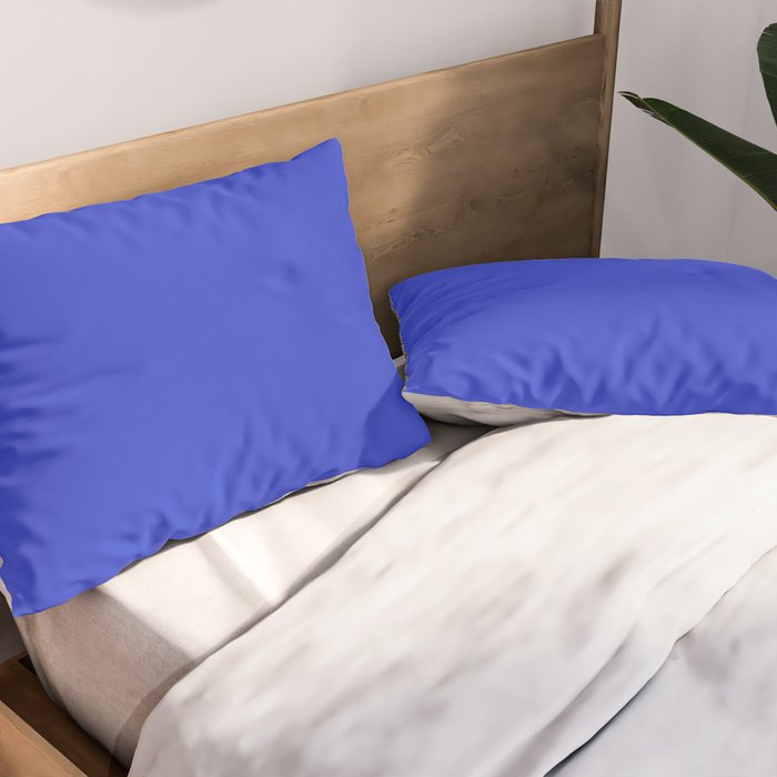Solid Electric Cobalt Pillow Sham Gallery Image 2