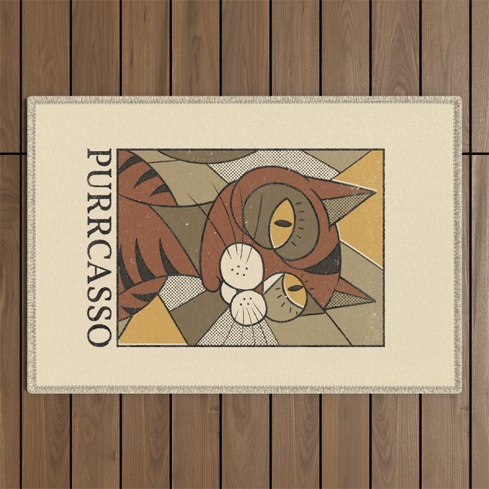 Purrcasso Outdoor Rug Gallery Image 1