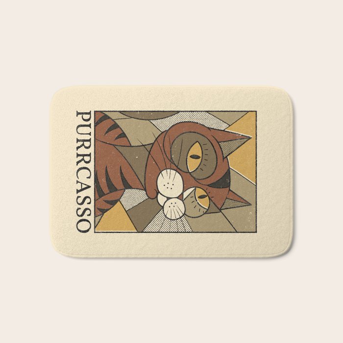 Purrcasso Bath Mat Gallery Image 1