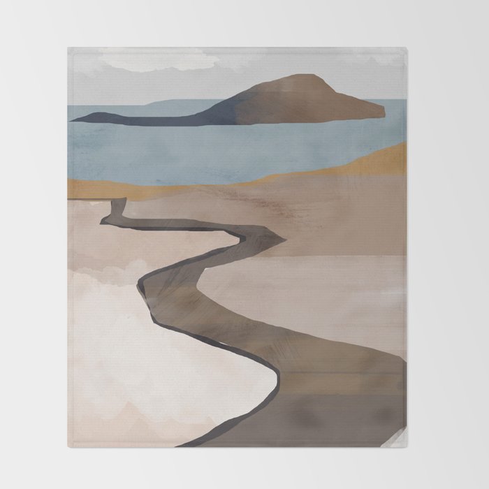 landscape 02 Throw Blanket Gallery Image 2