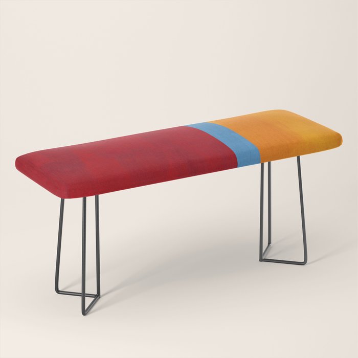 Corduroy Blue  Bench Gallery Image 1
