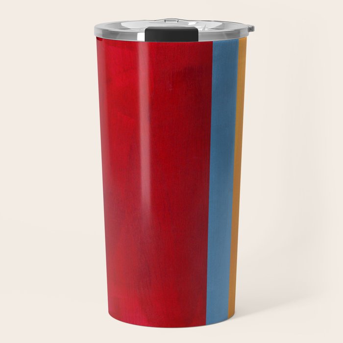 Corduroy Blue  Travel Mug Gallery Image 1