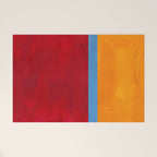 Corduroy Blue  Welcome Mat Gallery Image 1