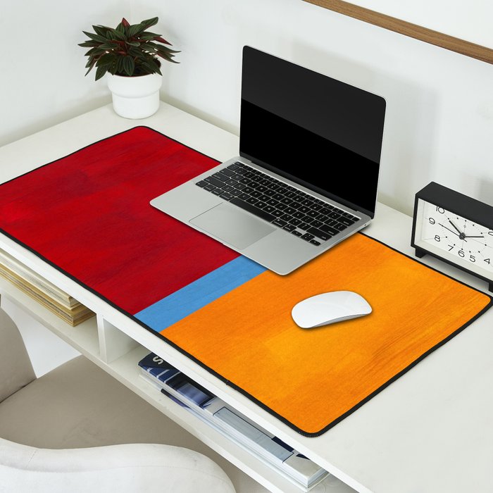 Corduroy Blue  Desk Mat Gallery Image 2
