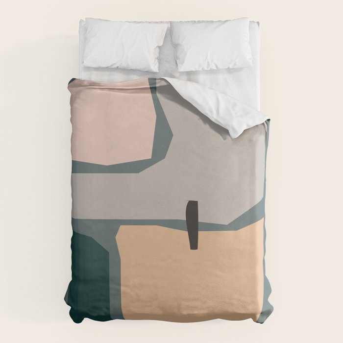 // Shape study #20 Duvet Cover Gallery Image 1