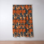 paisley fish gray Window Curtain Gallery Image 3