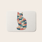 Cat Landscape 185: How many cats? Bath Mat Gallery Image 1
