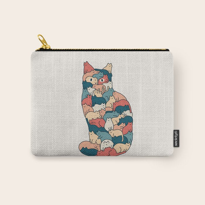 Cat Landscape 185: How many cats? Carry All Pouch Gallery Image 1