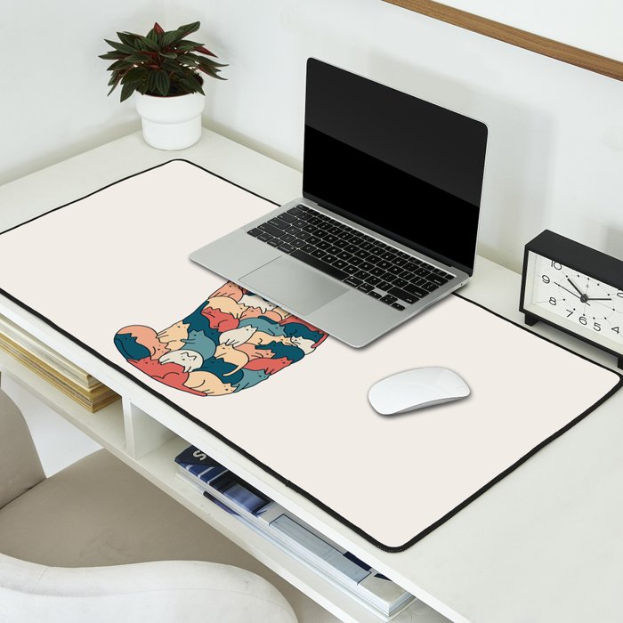 Cat Landscape 185: How many cats? Desk Mat Gallery Image 2