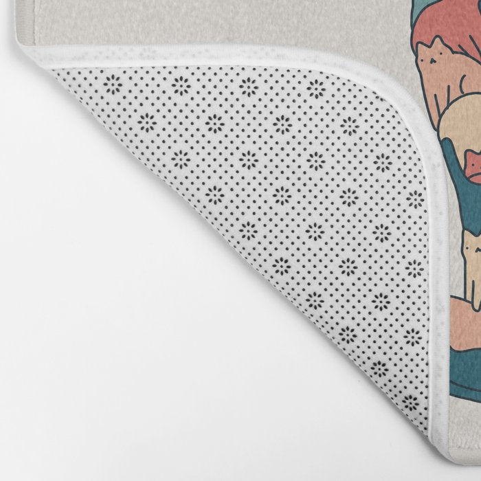 Cat Landscape 185: How many cats? Bath Mat Gallery Image 2