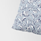 Painterly Florals - Blue Navy Pillow Sham Gallery Image 4