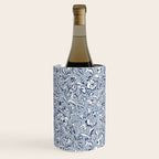 Painterly Florals - Blue Navy Wine Chiller Gallery Image 2