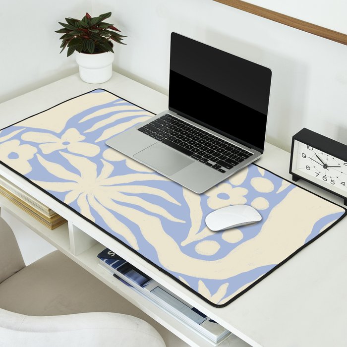 Blomstra blue Desk Mat Gallery Image 2