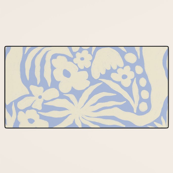 Blomstra blue Desk Mat Gallery Image 3