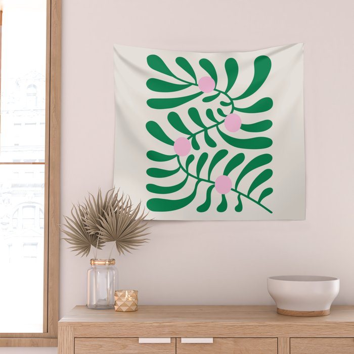 Summer Bloom: Matisse Day Edition Wall Tapestry Gallery Image 2