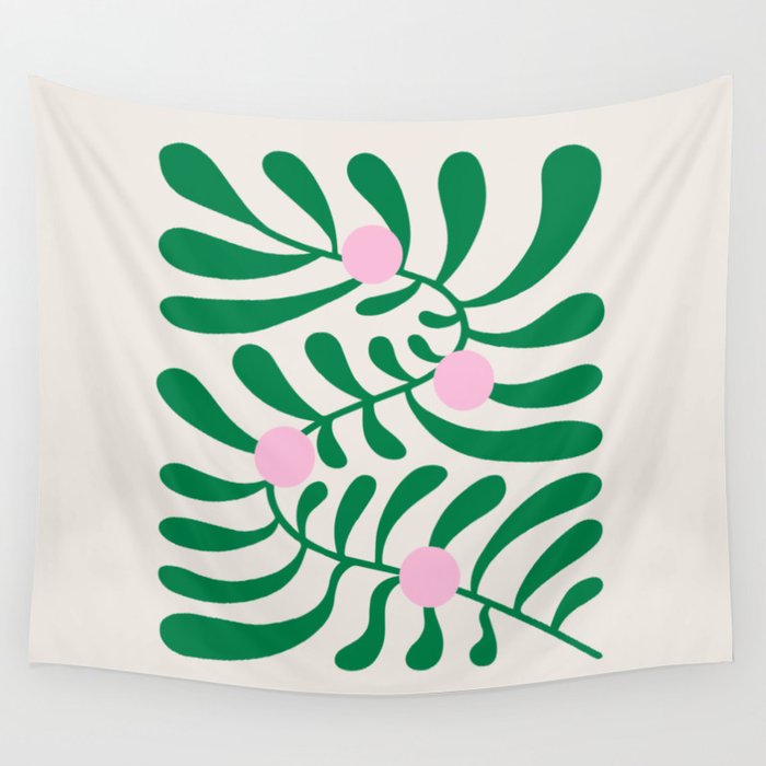 Summer Bloom: Matisse Day Edition Wall Tapestry Gallery Image 4