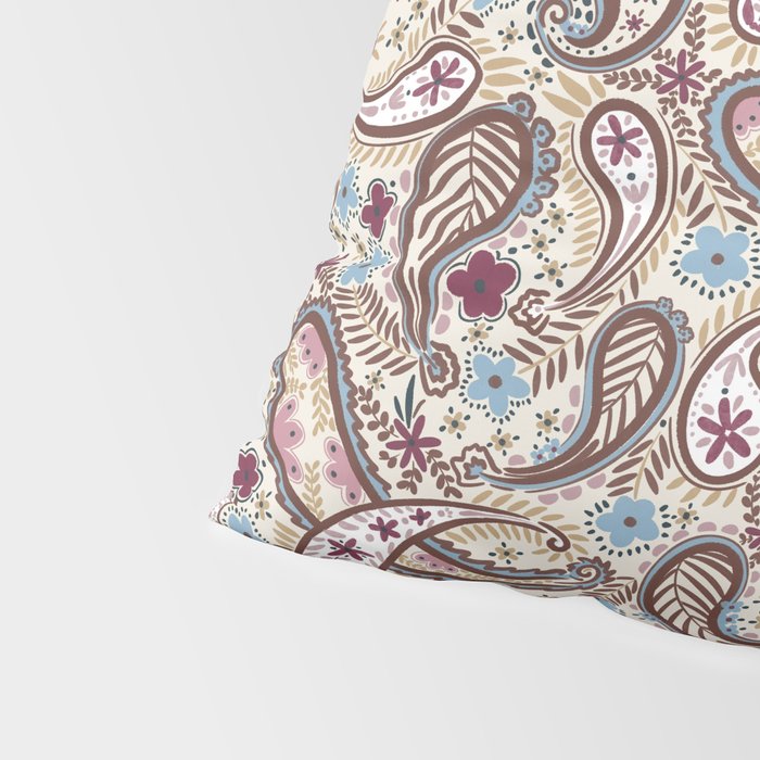 Whimsical Paisley Romance Pillow Sham Gallery Image 4