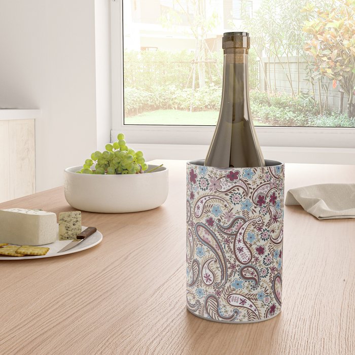 Whimsical Paisley Romance Wine Chiller Gallery Image 4