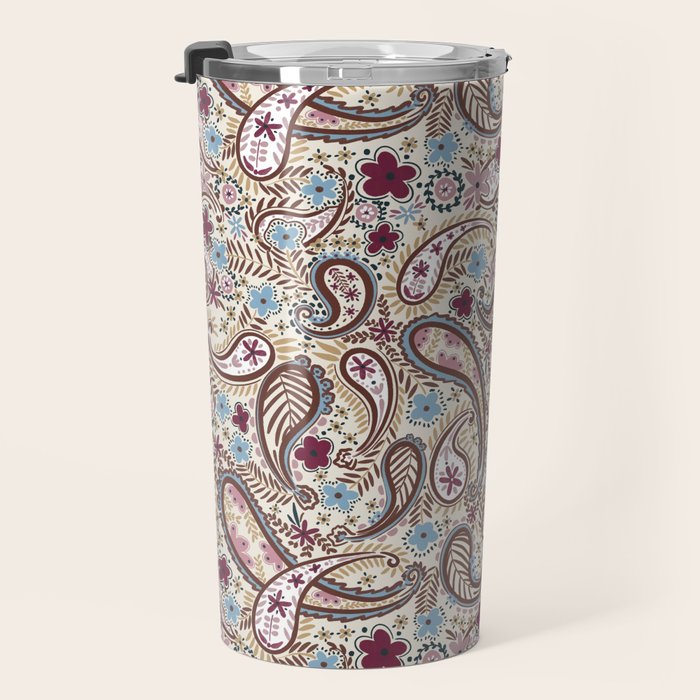 Whimsical Paisley Romance Travel Mug Gallery Image 3