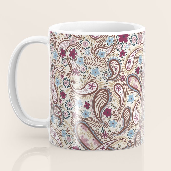 Whimsical Paisley Romance Coffee Mug Gallery Image 3