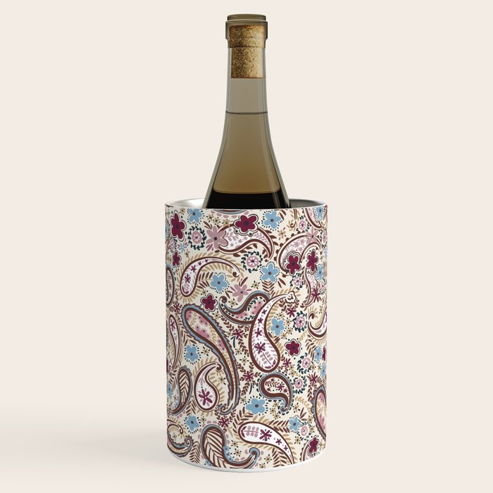 Whimsical Paisley Romance Wine Chiller Gallery Image 1