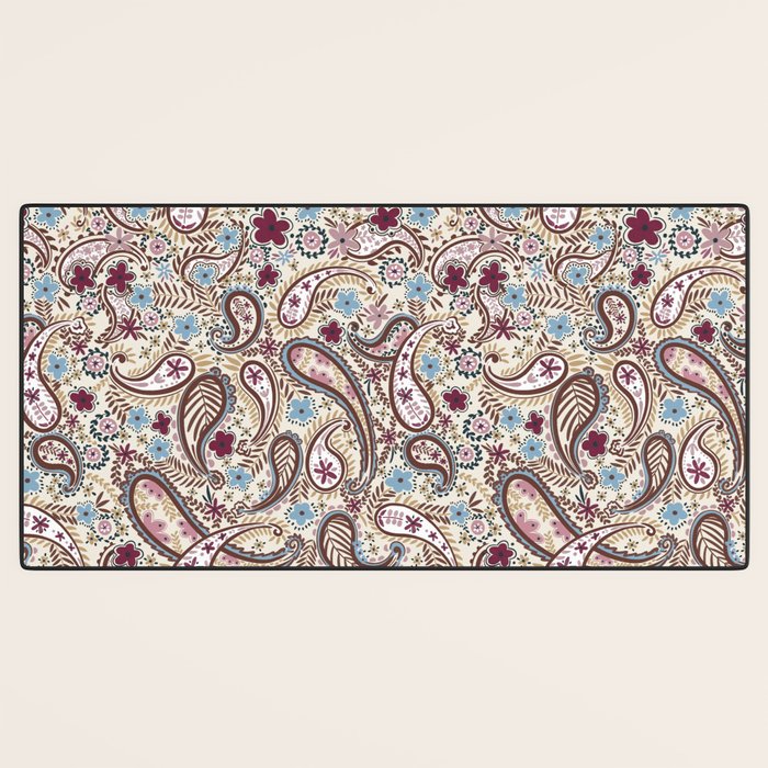 Whimsical Paisley Romance Desk Mat Gallery Image 3