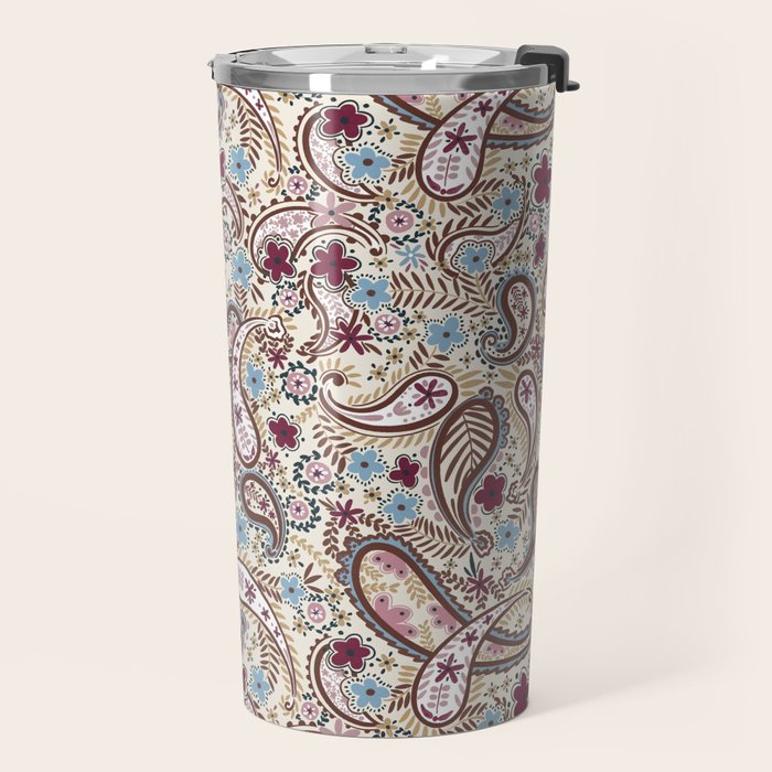 Whimsical Paisley Romance Travel Mug Gallery Image 2