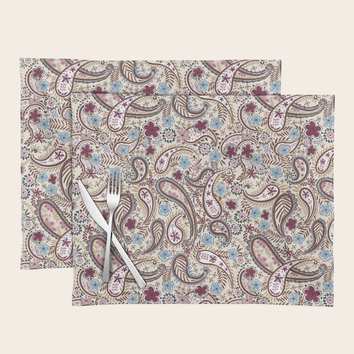 Whimsical Paisley Romance Placemat Gallery Image 1