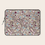 Whimsical Paisley Romance Laptop Sleeve Gallery Image 1