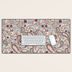 Whimsical Paisley Romance Desk Mat Gallery Image 1