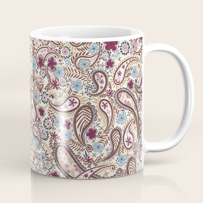 Whimsical Paisley Romance Coffee Mug Gallery Image 1