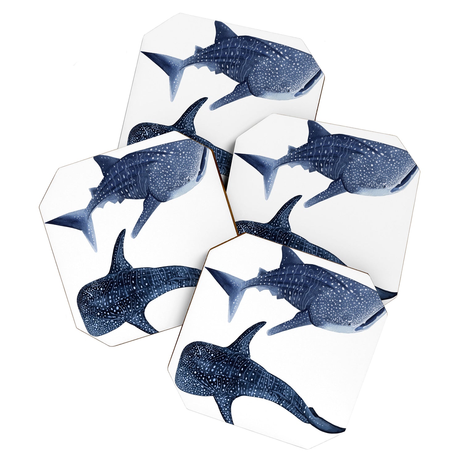TWO WHALE SHARK Coaster Gallery Image 1
