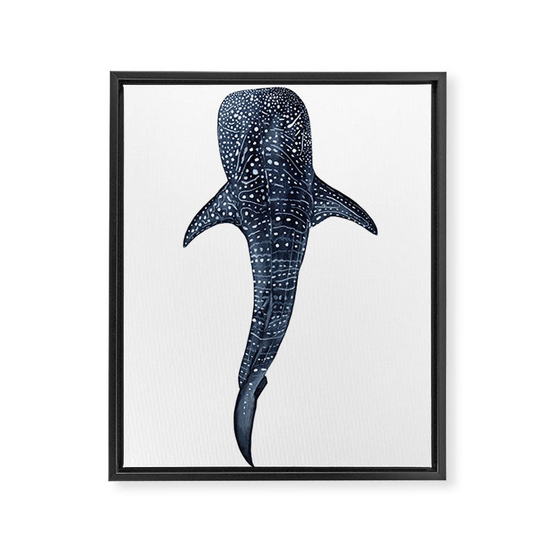 WHALE SHARK II Framed Canvas Print Gallery Image 6