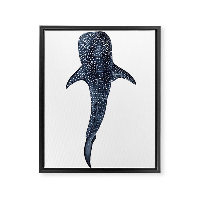 WHALE SHARK II Framed Canvas Print Gallery Image 1