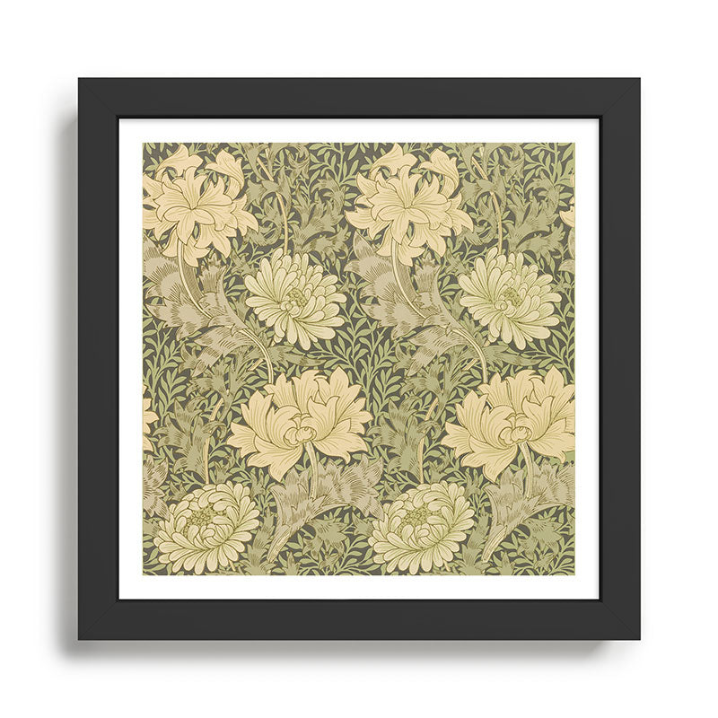 Chrysanthemum by William Morris 1877 Antique Vintage Victorian Jugendstil Art Nouveau Retro Pattern Framed Art Print Gallery Image 1