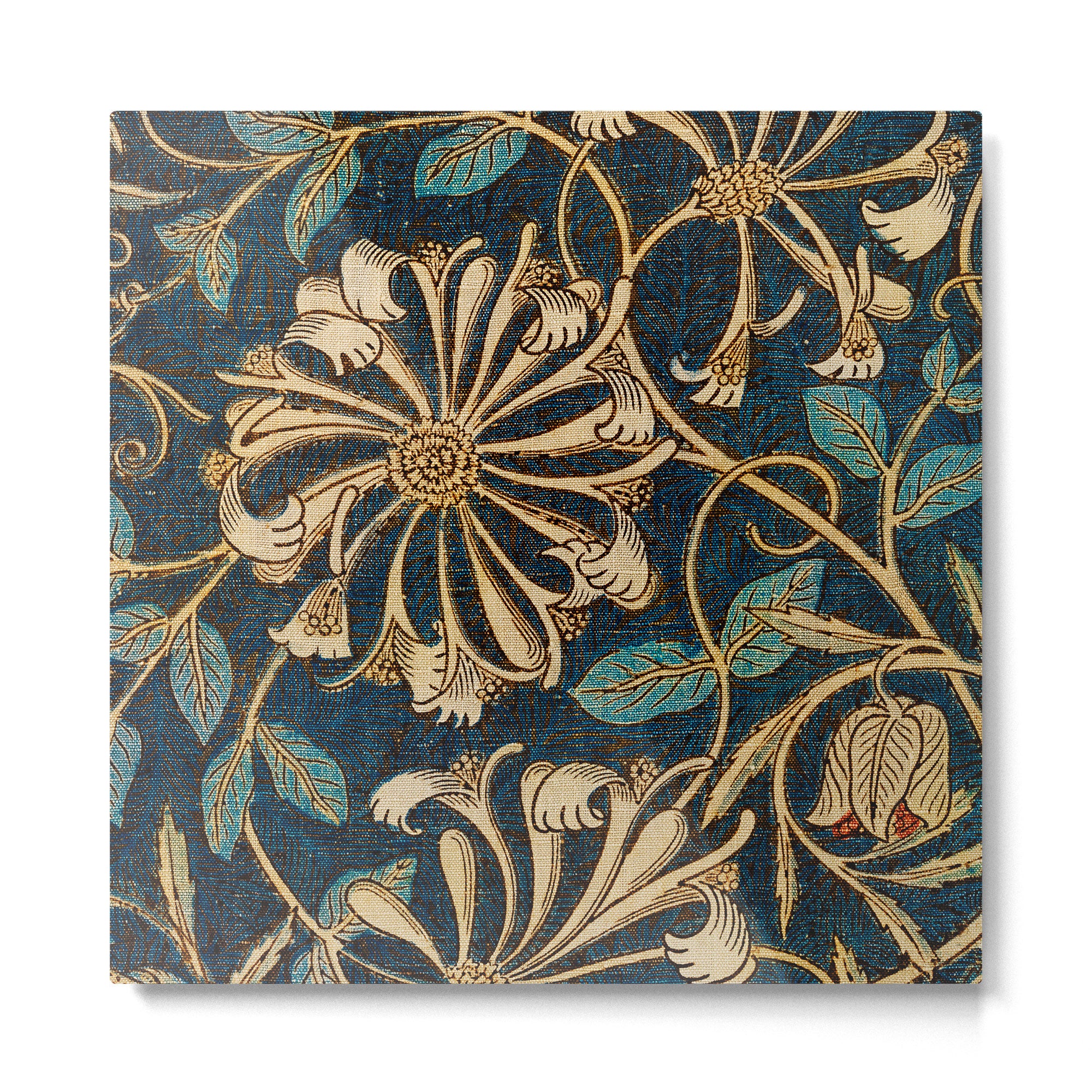 Honeysuckle (1876) by William Morris, Abstract II Antique Vintage Victorian Jugendstil Art Nouveau Metal Print Gallery Image 2