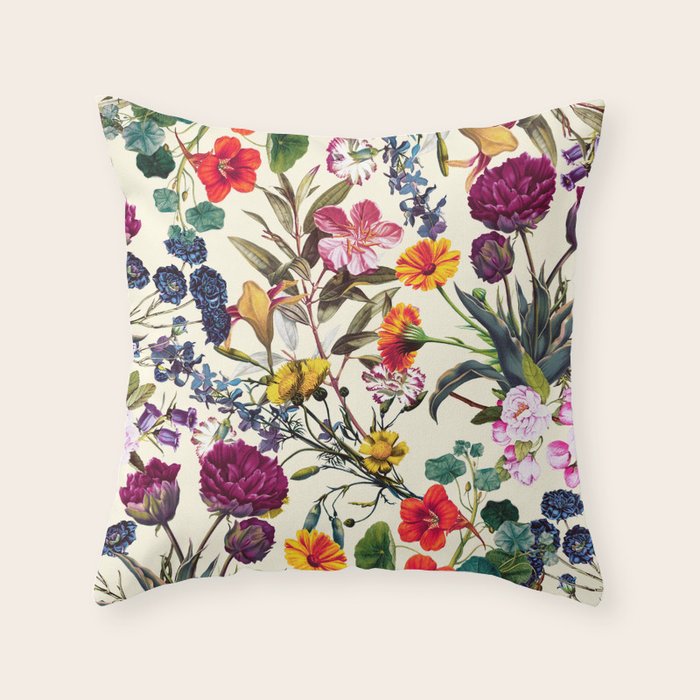 Magical Garden V Throw Pillow Gallery Image 1