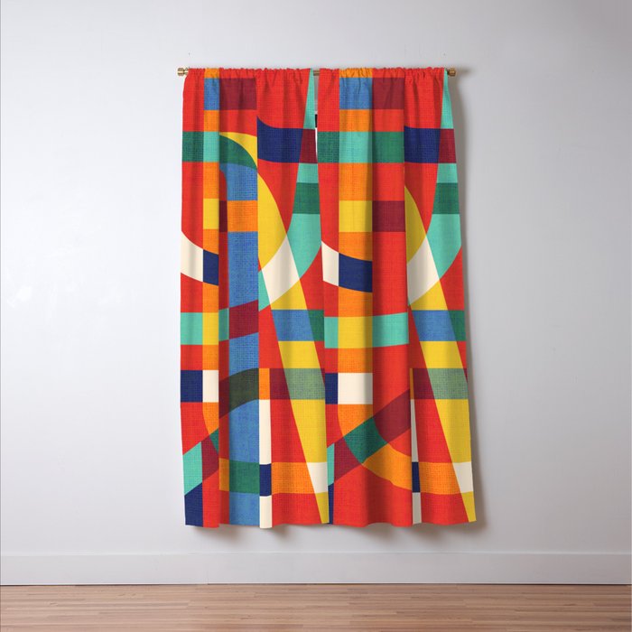 Jazz city Window Curtain Gallery Image 3