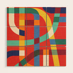 Jazz city Wood Wall Art Gallery Image 1