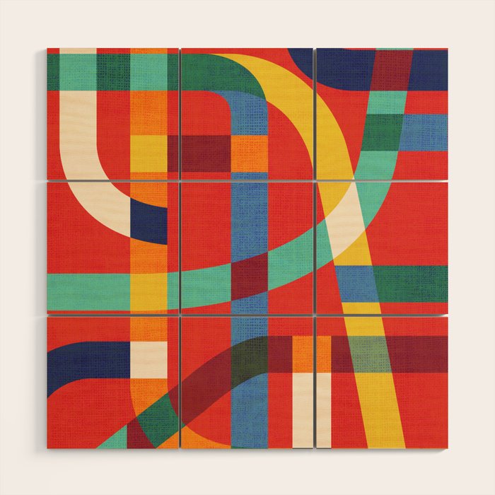 Jazz city Wood Wall Art Gallery Image 1