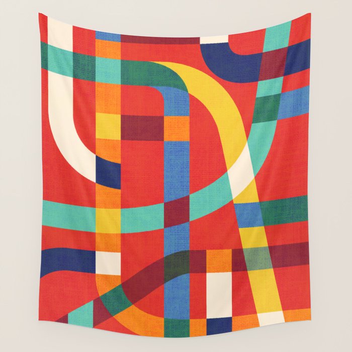 Jazz city Wall Tapestry Gallery Image 4