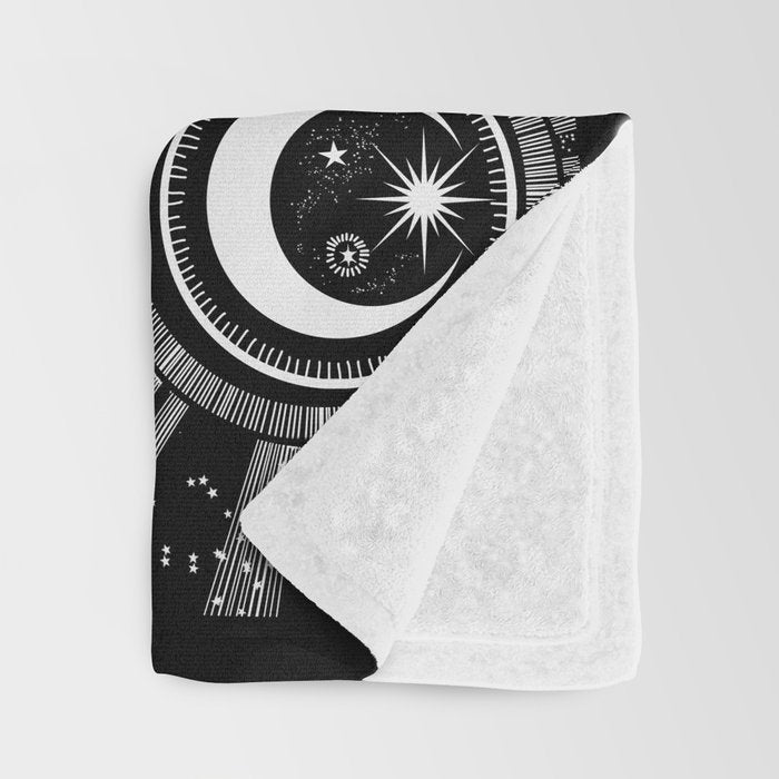 Celestial Tree of Life Throw Blanket Gallery Image 3