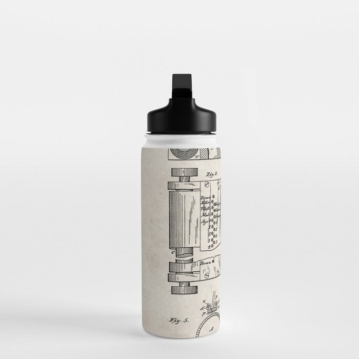 First Computer Patent - Technology Art - Antique Water Bottle Gallery Image 3
