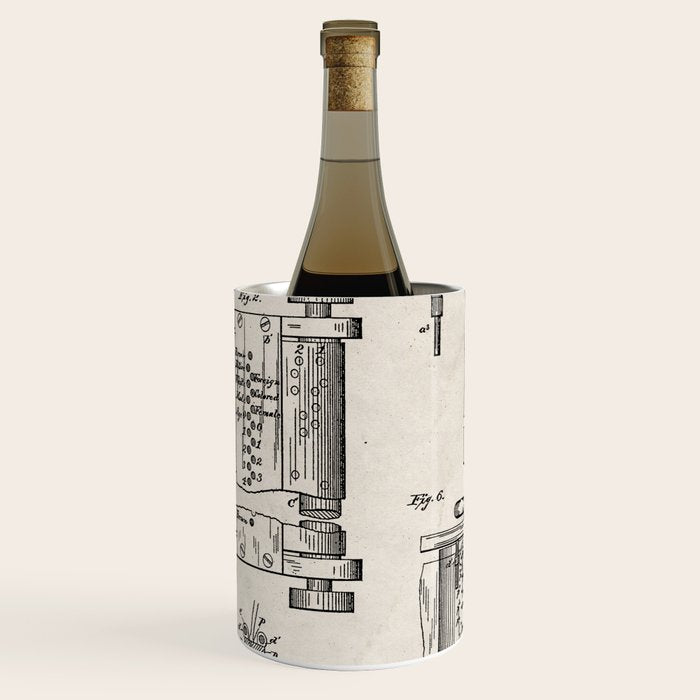 First Computer Patent - Technology Art - Antique Wine Chiller Gallery Image 1