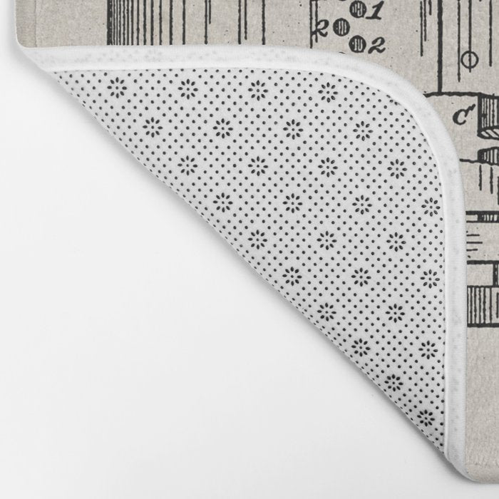 First Computer Patent - Technology Art - Antique Bath Mat Gallery Image 2
