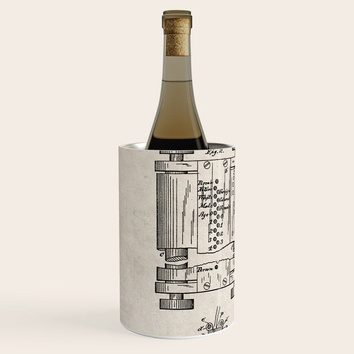 First Computer Patent - Technology Art - Antique Wine Chiller Gallery Image 2