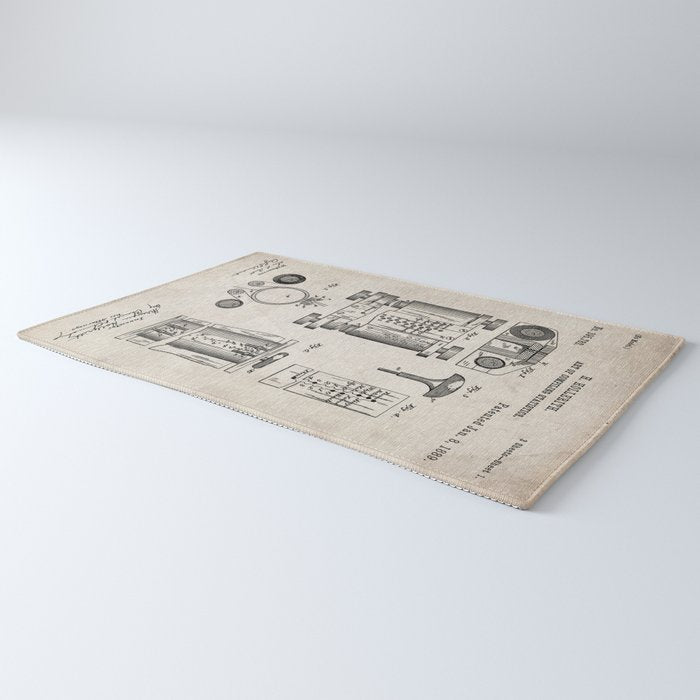 First Computer Patent - Technology Art - Antique Rug Gallery Image 3