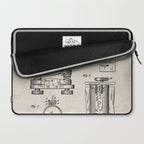 First Computer Patent - Technology Art - Antique Laptop Sleeve Gallery Image 2