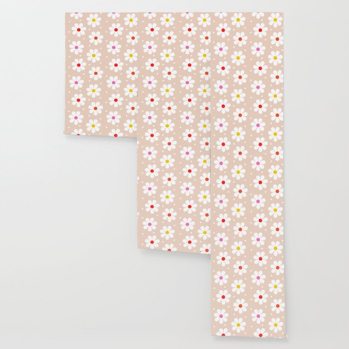 Seventies Daisies Pattern Wallpaper Gallery Image 3
