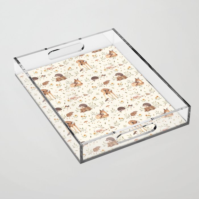 Woodland Critters  Acrylic Tray Gallery Image 1